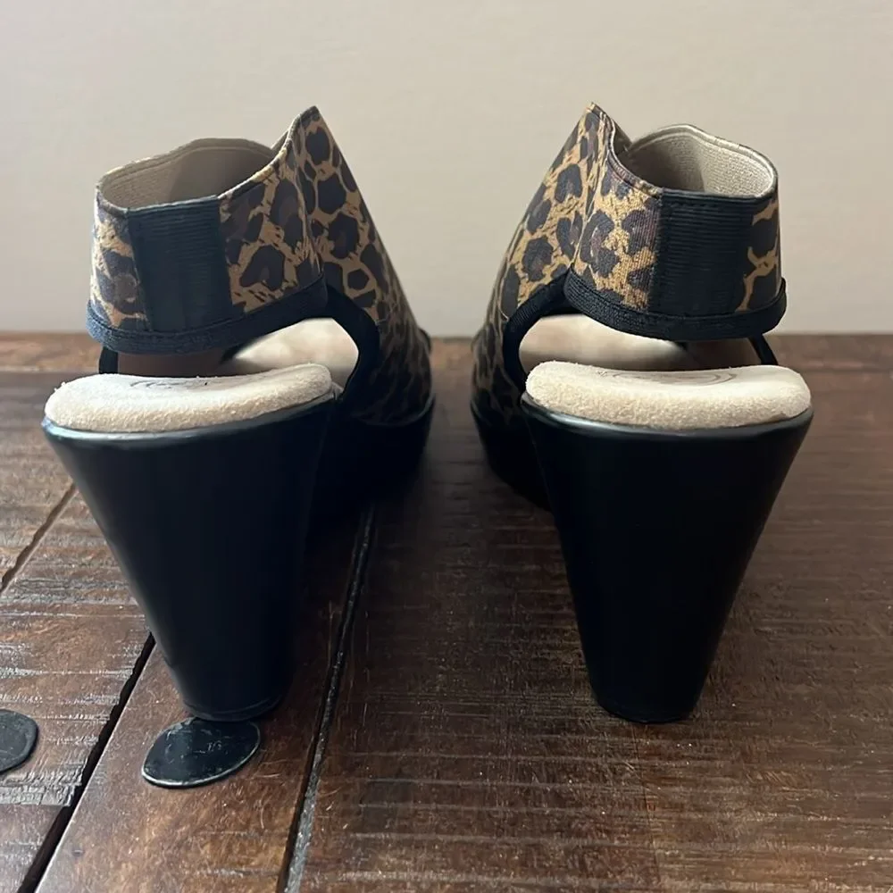 Charleston Shoe Co Wedge Sandals‎ Slingback Size 8 - Picture 4 of 11